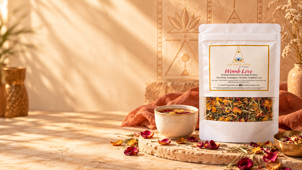 Herbal tea rituals by Live While Living
